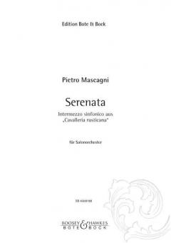Intermezzo sinfonico / Serenata Standard