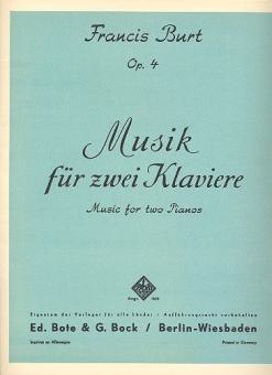 Music For Two Pianos Op. 4 