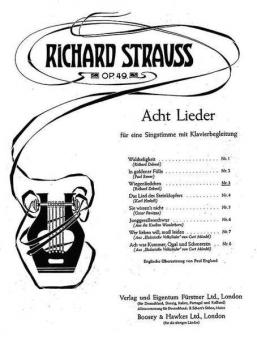 Eight Songs Op. 49/3 