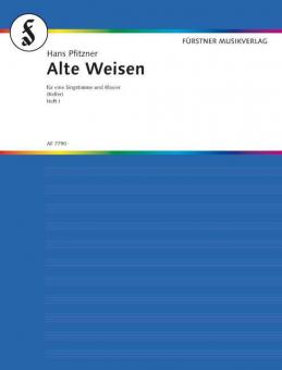 Alte Weisen op. 33 Heft 1 Standard
