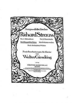 Selected Songs Op. 48/1 