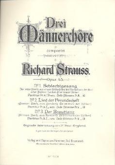 Three Male Choruses Op. 45 No. 3: Der Brauttanz Standard