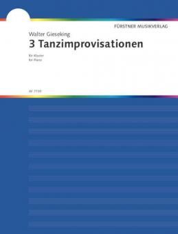 Three improvised dances Standard