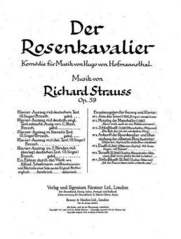 Der Rosenkavalier Op. 59 