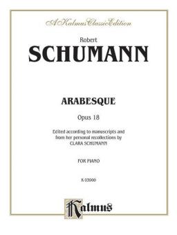 Arabeske, op. 18 Standard