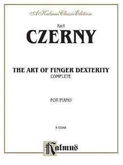 The Art of Finger Dexterity Op. 740, Complete Standard