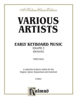 Early Keyboard Music Vol. 3 ed. Oesterle 