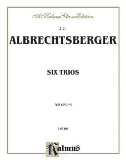6 Trios for Organ Standard