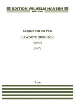 Urworte. Orphisch op. 42 Download