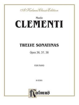 Twelve Sonatinas Op. 36, 37, 38 Standard