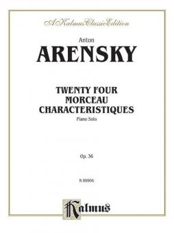 24 Morceaux Characteristiques, Op. 36 Standard