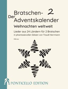 Der Bratschen-Adventskalender für 2 Bratschen Band 2 