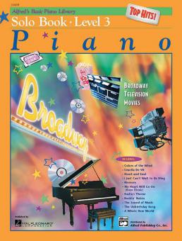 Alfred's Basic Piano Course: Top Hits! Solo Book 3 