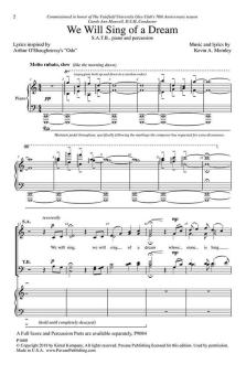 We Will Sing of a Dream Download