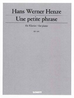 Une petite phrase 