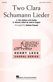 Two Clara Schumann Lieder Download