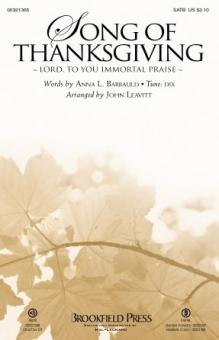 Song of Thanksgiving 