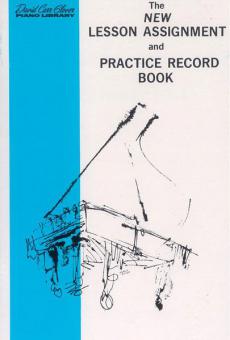 New Lesson Assignment and Practice Record Book 