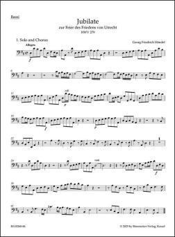 Utrecht Jubilate HWV 279 Standard