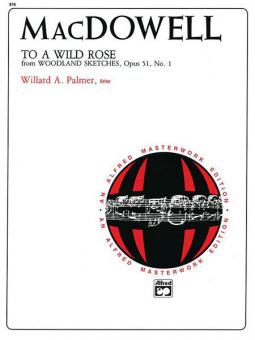 To A Wild Rose, Op. 51, No. 1 