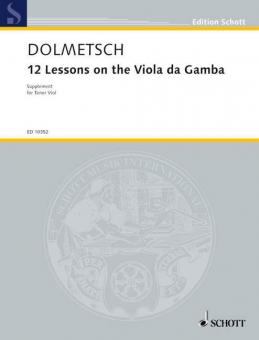 Twelve Lessons on the Viola da Gamba Standard