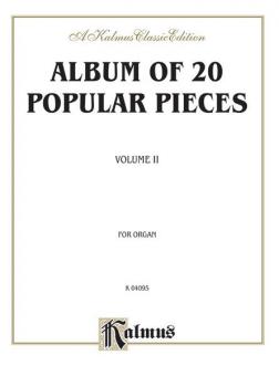 Album of 20 Popular Pieces for Organ Vol. 2 