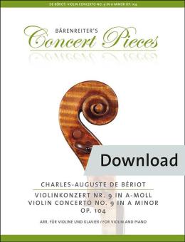 Concerto pour violon n° 9 en la mineur, op. 104 Download