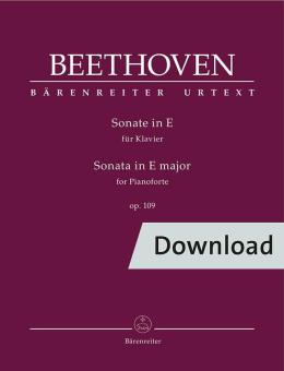 La sonate en Mi-op. 109 Download