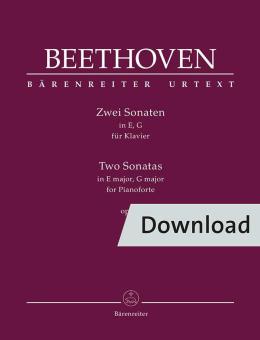 2 Sonates en mi majeur, op en sol majeur. 14 Download