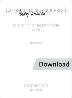 Quatuor pour 8 instruments à vent Download