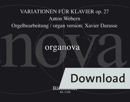 Organove 12 : Variations pour piano op. 27 Download
