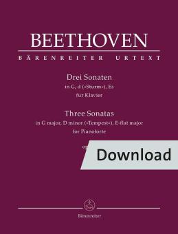 3 Sonates en sol, ré (< Tempête >), mi bémol op. 31 Download