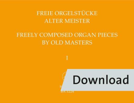 Pièces gratuites pour orgue de maîtres anciens 1 Download