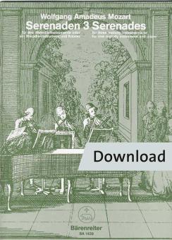 Serenades KV 439b - Heft 3 Download