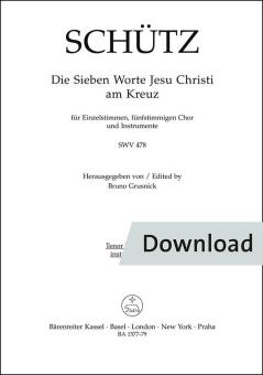 Les Sept Paroles de Jésus-Christ sur la Croix SWV 478 Download