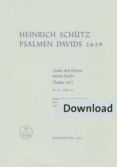 Concert 'Lobe den Herrn, meine Seele' SWV 39 Download