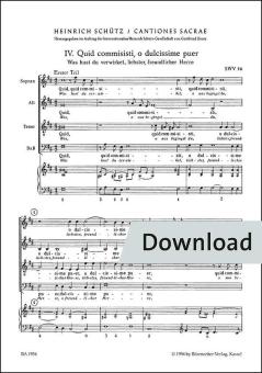 Motets de la Passion SWV 56-60 Download