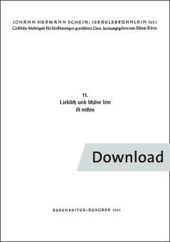 Lieblich und schöne sein ist nichts Nr. 11 