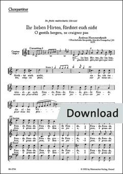Chers bergers, n'ayez pas peur Download
