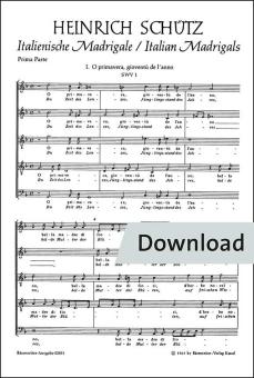 Madrigaux italiens n° 1 et 2 (SWV 1 et 2) Download
