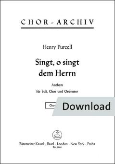 Chante, ô chante au Seigneur Download