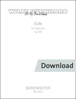 Suite pour solo de flûte OP. 98 Download