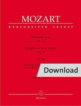 Symphonie n° 40 en sol mineur K. 550 Download
