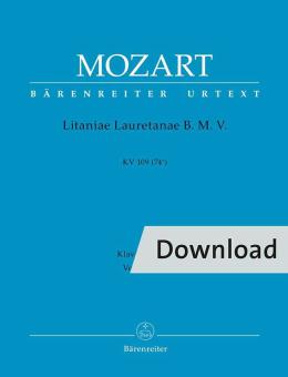 Litaniae Lauretanae en si bémol majeur KV 109 (74e) Download