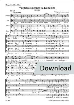 Vesperae solennes de Dominica KV 321 Download