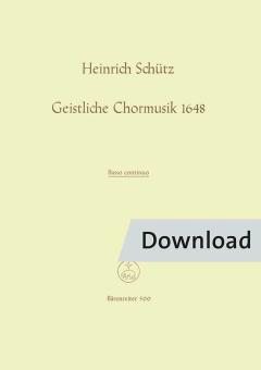 Musique chorale sacrée 1648 SWV 369-397 Download