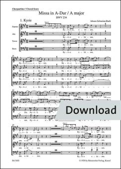 Missa en la majeur Download