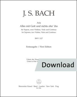 Tout avec Dieu et rien sans lui BWV 1127 Download