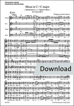 Missa en do majeur KV 220 (196b) Download
