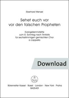 Sehet euch vor vor den falschen Propheten 